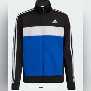 AdidasClothingColorblock Tricot Kids Jacket  Size Medium 10/12.